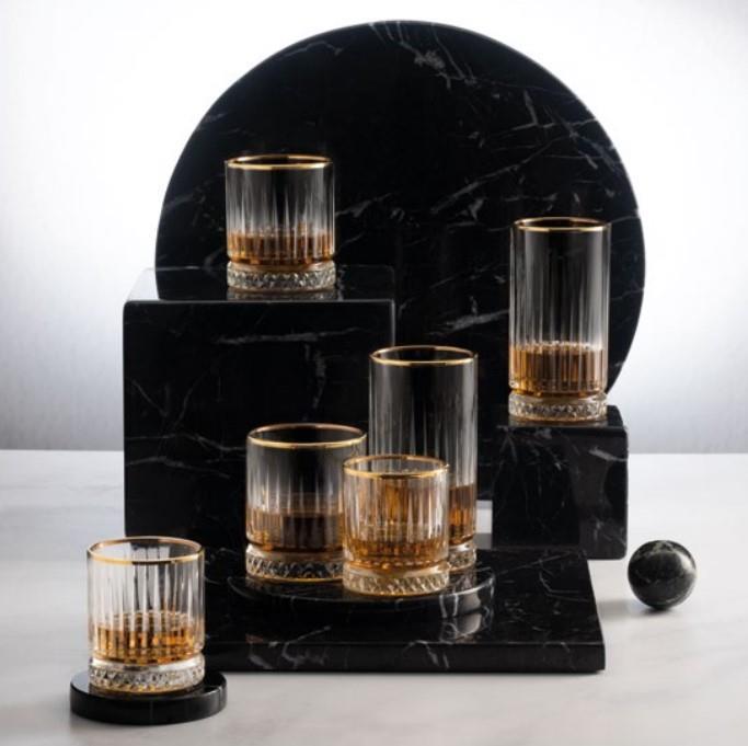 Elysia Highball /45cl/ Golden Rim / 4pcs
