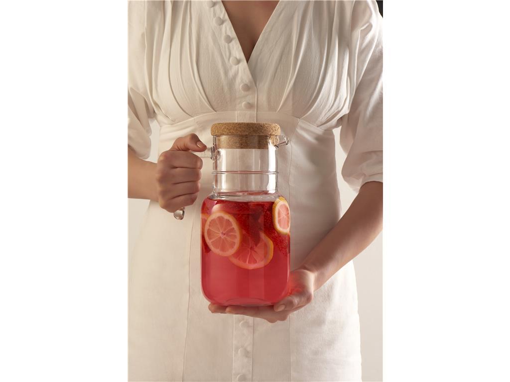 Pitcher Hoop / 1.5L / with cork lid