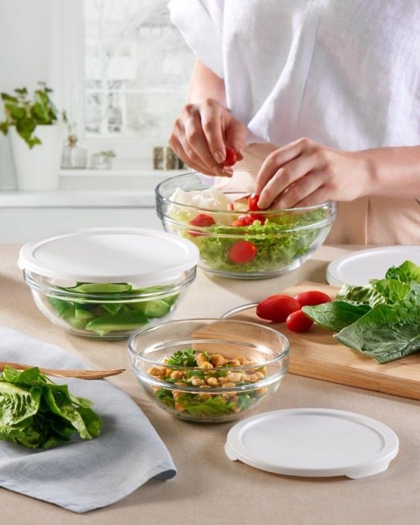 Chef's Bowl / 140mm / White Lid
