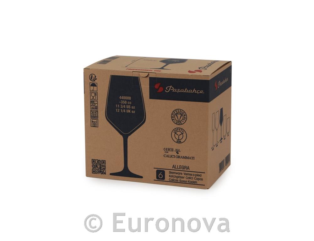 Allegra Wine Glass / 35cl /0.1L CE/ 6pcs