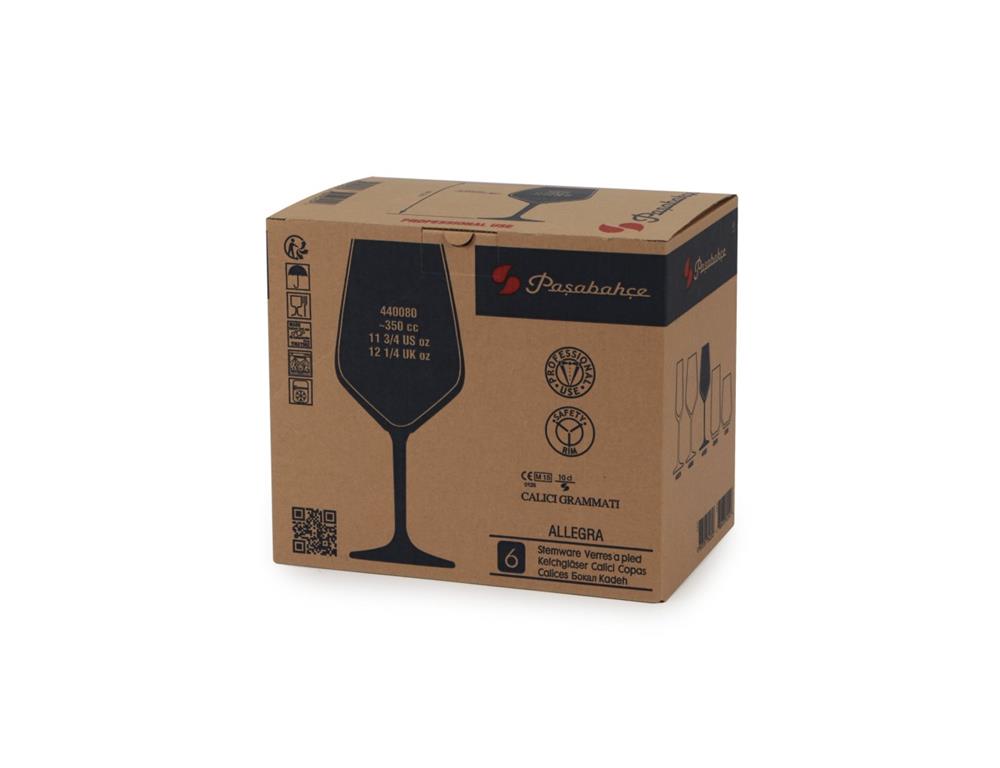 Allegra Wine Glass / 35cl /0.1L CE/ 6pcs