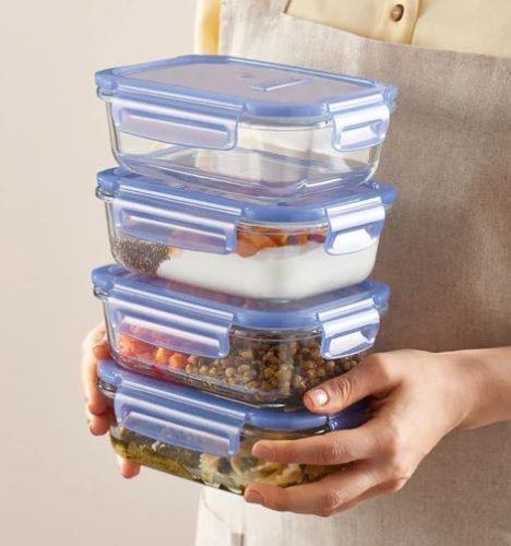Glass lunch box / Lockie Lock / 640ml