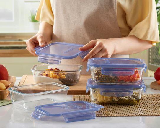 Glass lunch box / Lockie Lock / 640ml