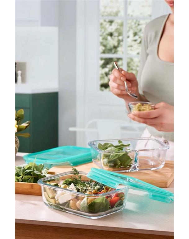 Glass lunch box / Lockie Lock / 640ml