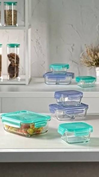 Glass lunch box / Lockie Lock / 640ml