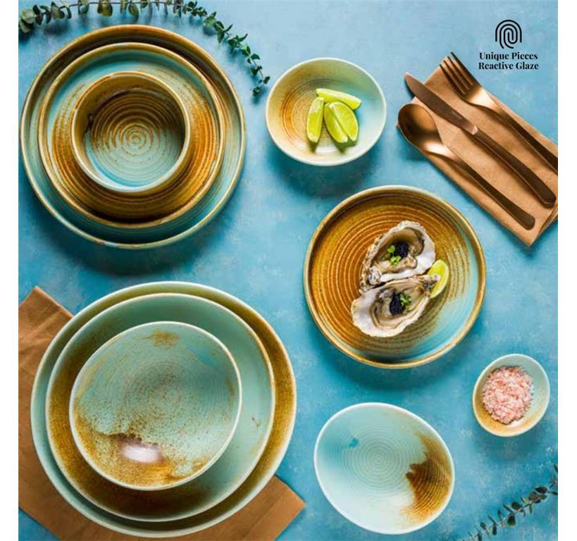 Coral Flat Plate / 21cm / 12 pcs