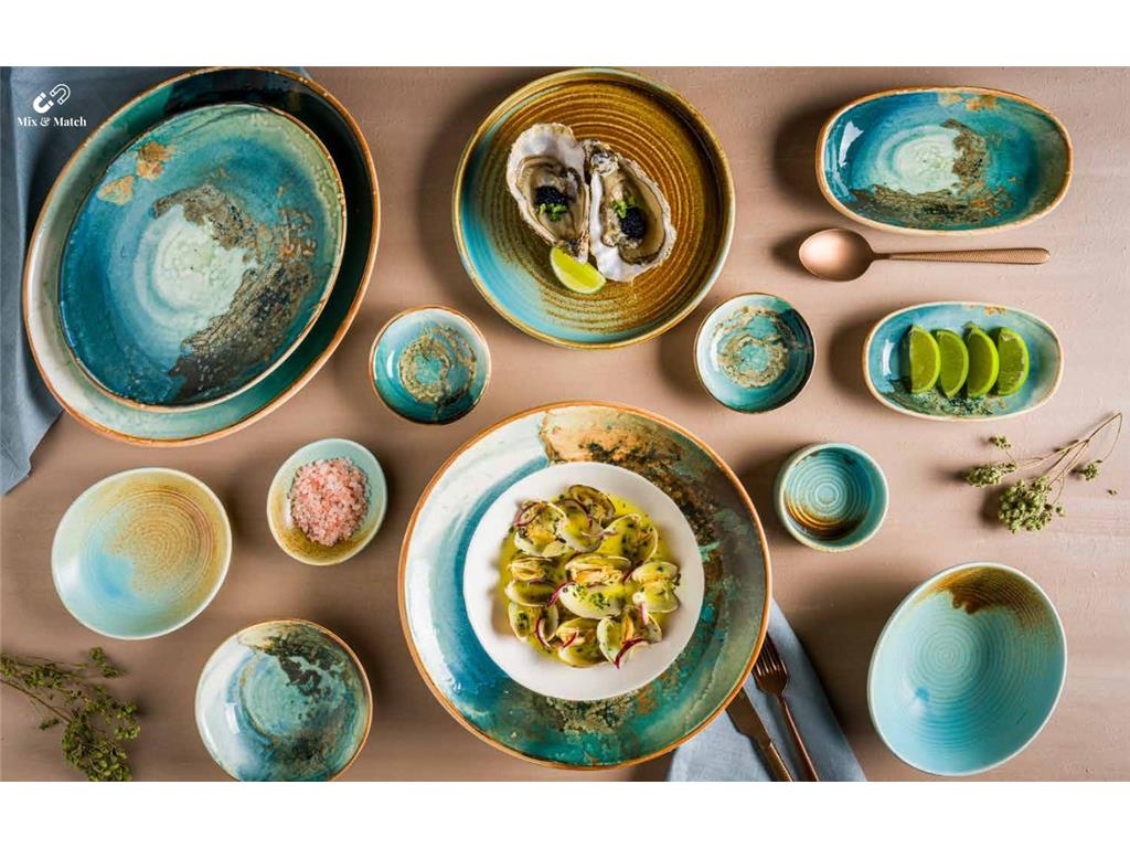 Coral Flat Plate / 21cm / 12 pcs