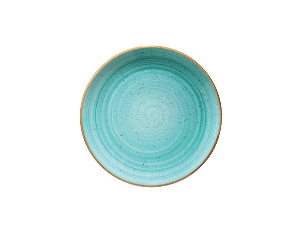 Aqua Flat Plate Gourmet / 25cm /12pcs