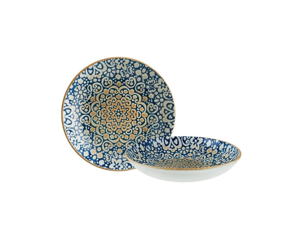 Alhambra Deep Plate Bloom / 23cm / 6pcs