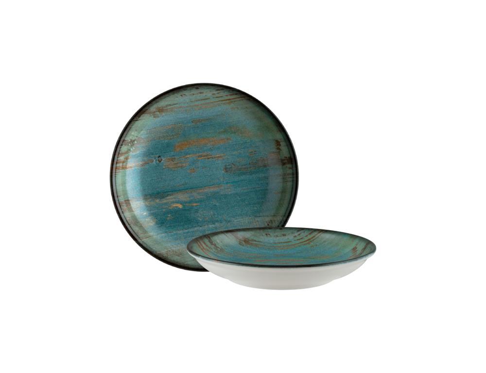 Madera Deep Plate Bloom / 23cm / 6pcs