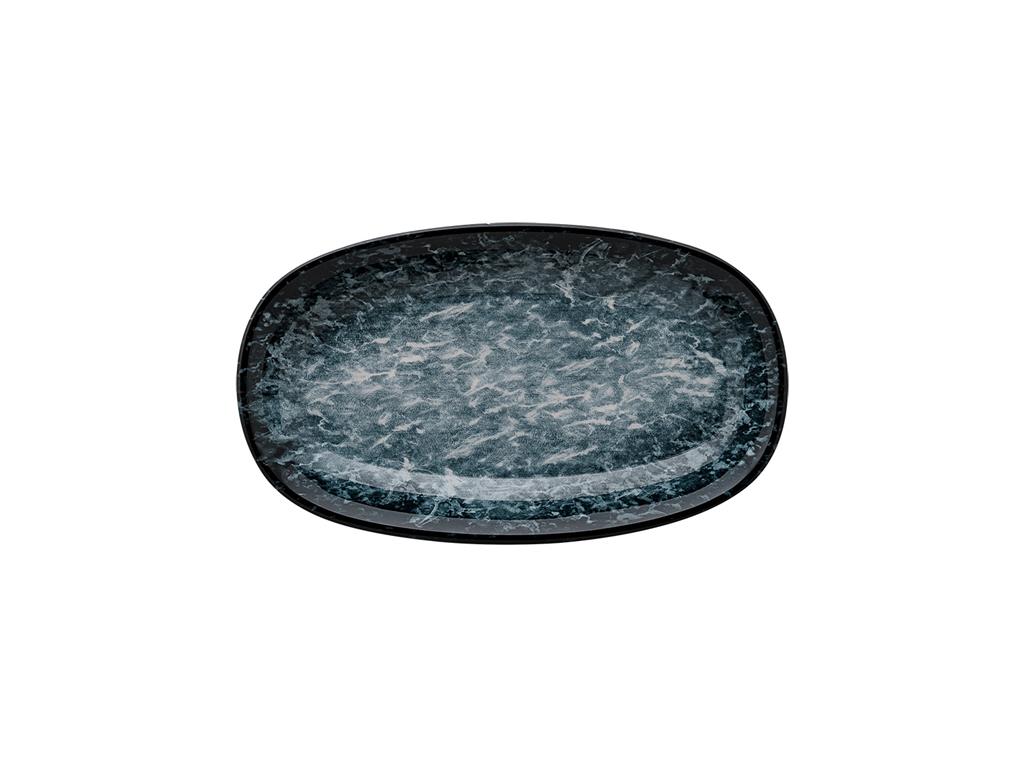 Sepia Oval Plate Gourmet / 34x19cm / 6pc