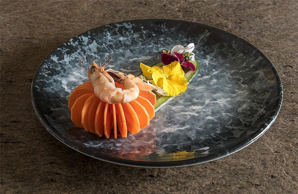 Sepia Flat Plate Gourmet /21cm/ 12pcs