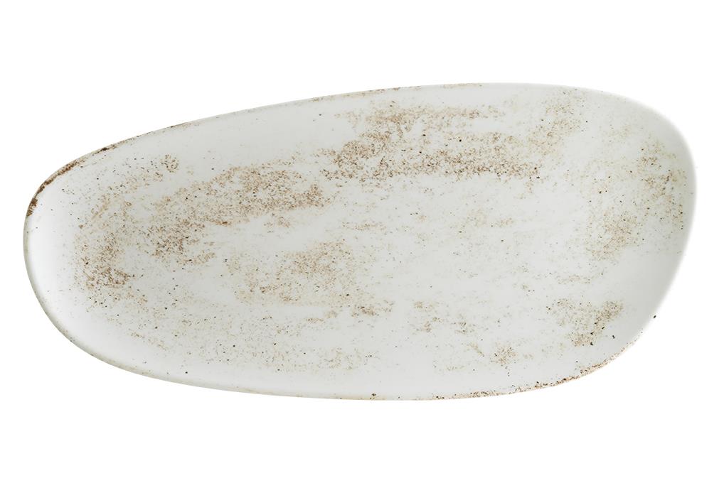 Nacrous Oval Plate Vago / 36cm / 12pcs