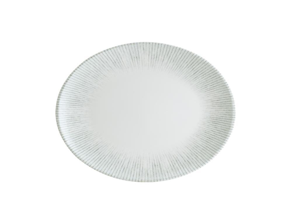 Iris Oval Plate Moove / 31x24cm / 6pcs