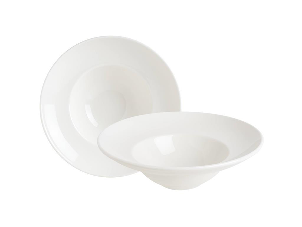 Linea Burgundy Deep Plate / 24cm / 6pcs