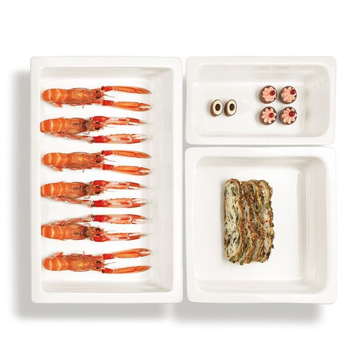 GN Baking Tray / Porcelain / 2/4 / 67mm