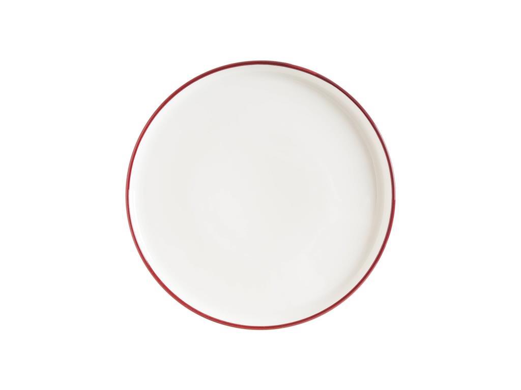 Linea Burg. Flat Plate / 21cm / 12 pcs