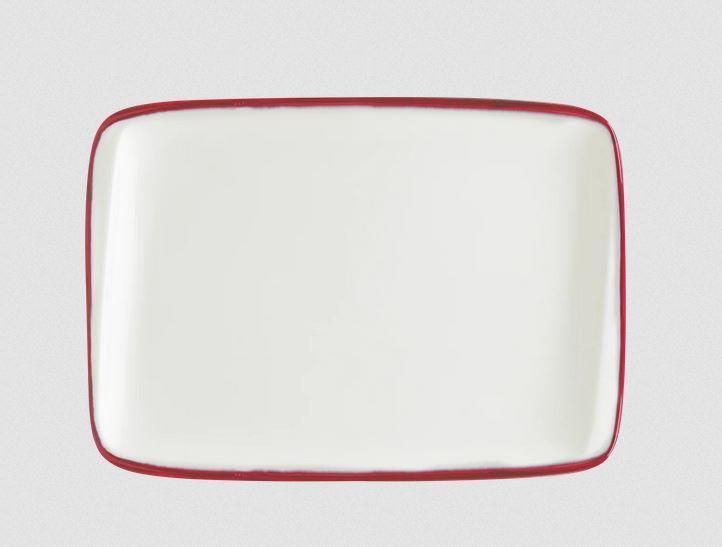 Linea Blue Moove Rectangular Plate 23*1