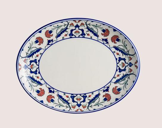 Granix Oval Plate Moove / 31x24cm / 6pcs