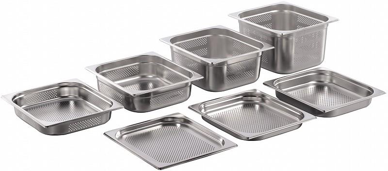 GN container / perforated / 1/1 / 65mm
