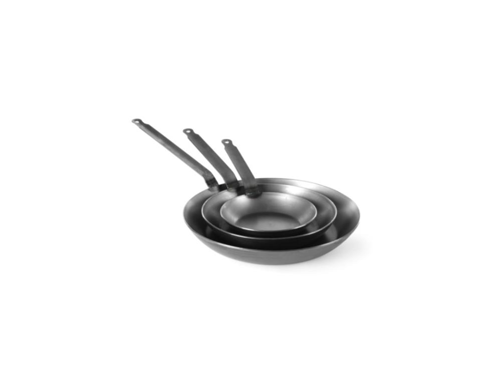 Shallow Steel Pan / 24cm / 3mm / Inducti