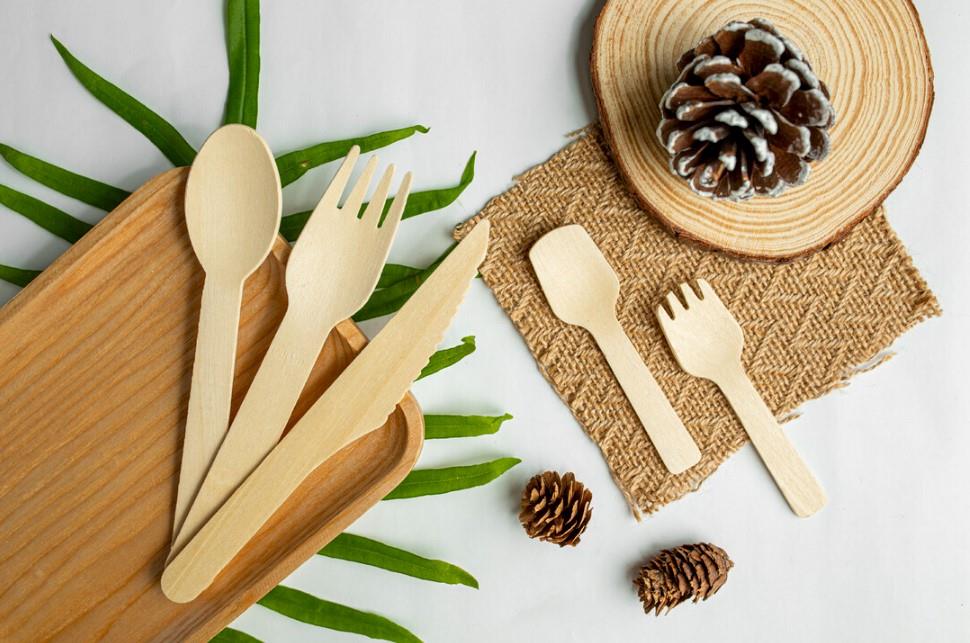 Wooden Cutlery / Ice Cream Spoon / 100Pc