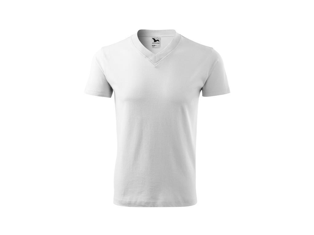 T-Shirt V-Neck / M / White