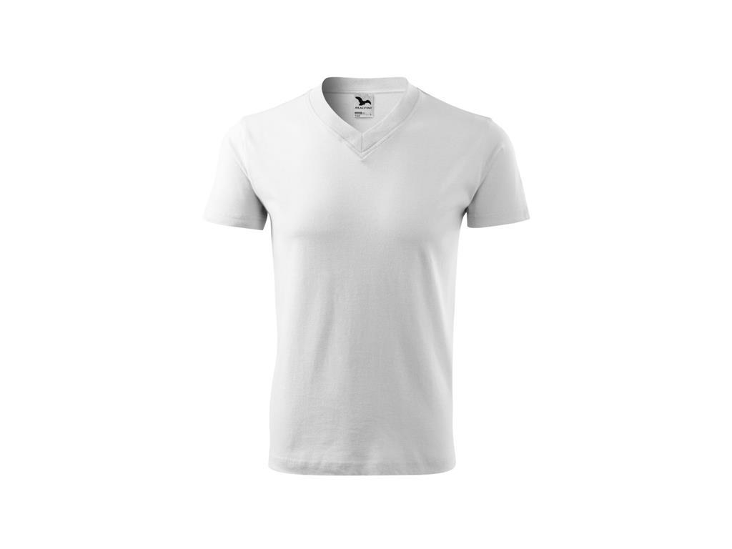 T-Shirt V-Neck / S / White