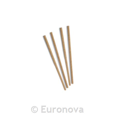 Paper Straws / 6x150mm /Kraft/ 500pcs