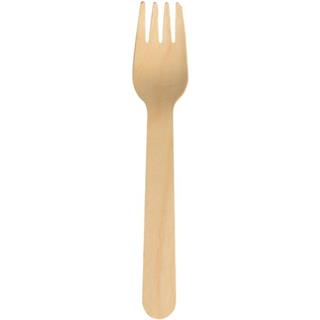 Wooden Cutlery / Forks / 17cm / 100pcs