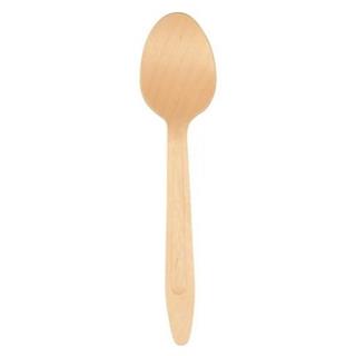 Wooden Cutlery / spoons / 17cm / 100pcs