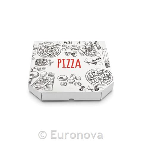 Pizza Box / 30x30x4cm / 100pcs / printed