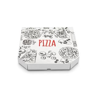 Pizza Box / 33x33x4cm / 100pcs / printed