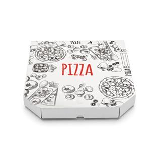 Pizza Box / 42x42x4cm / 100pcs / printed