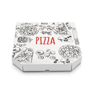 Pizza Box / 46x46x4cm / 100pcs / printed