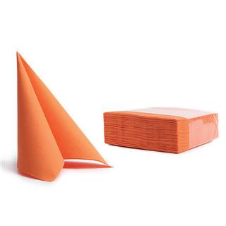 Napkins Soft Point /38x38cm/Orange/ 50Pc