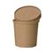 Kraft Paper Cup / 10cm /480ml/Lid/ 25pcs