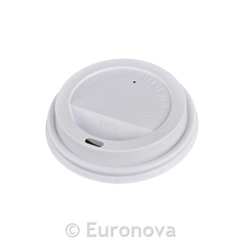 Coffee To Go Lid / 80mm / White / 100pcs