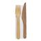 Set / Wooden Cuttlery /Fork,Knife/ 1pc