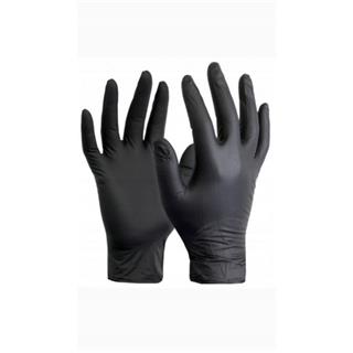 Nitril Gloves / Black / M / 100pcs