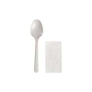 Plastic Cutlery Set /Spoon+napki/ 250pcs