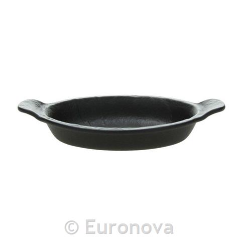 Oval Baking Tray / 23x12cm / Black