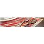 Paper Placemats /40x30cm/Karo Red/250pcs