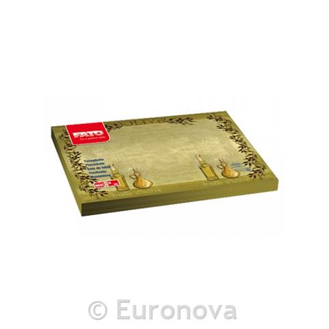 Paper Placemats /40x30cm/Olives/ 200pcs