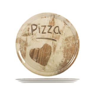 Pizza Plate Napoli / 33cm / Heart / 6pcs