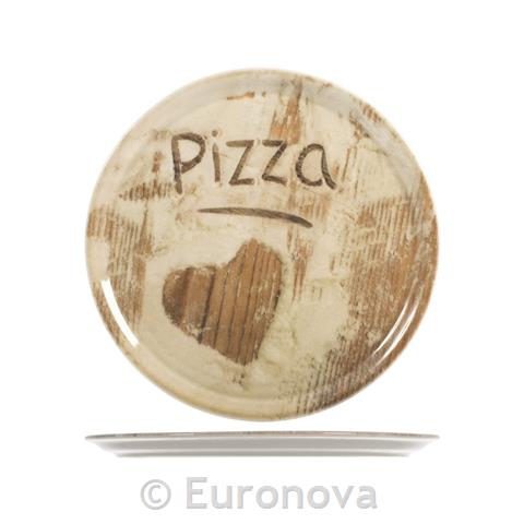 Pizza Plate Napoli / 33cm / Flour / 6pcs
