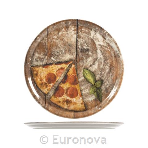 Pizza Plate Napoli / 33cm / Flour / 6pcs